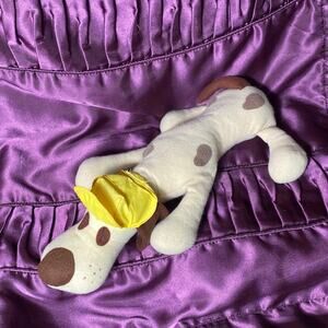 Hasbro Romper Room Softies Digger Puppy Dog vintage hat Plush Stuffed Animal 76